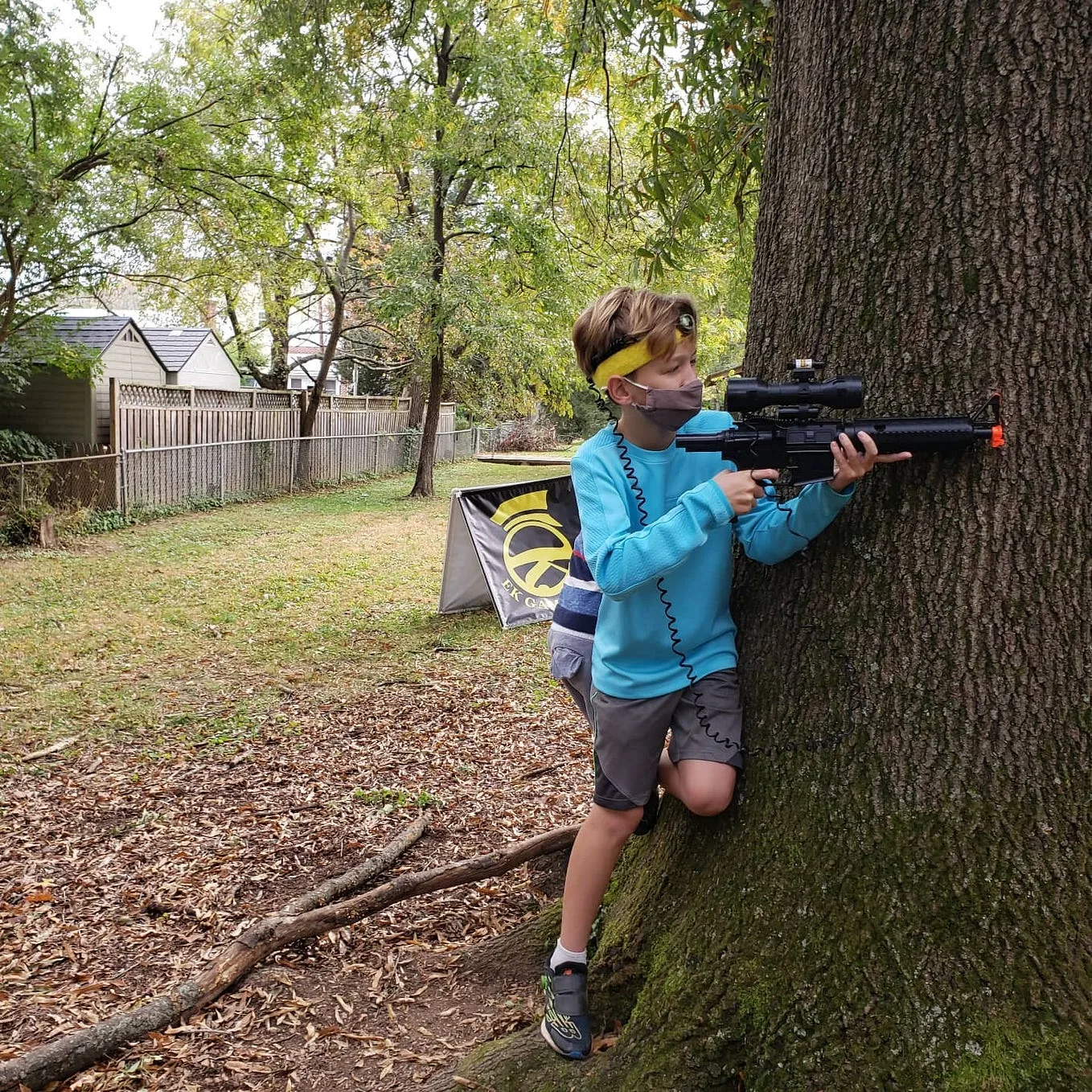 AR + IoT laser tag
